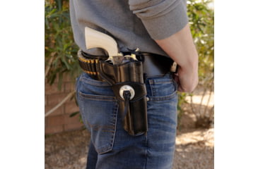 Image of Galco Gaucho Colt .357 SAA / Ruger .357 Blackhawk OWB Belt Holster