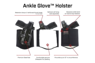 Image of Galco Glove Glock 26 / Glock 27 / Glock 33 Ankle Holster