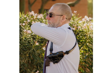 Image of Galco Masterbilt Dual Defense Rig Premium Steerhide Shoulder Holster