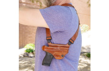 Image of Galco Miami Classic II Premium Steerhide Shoulder System Holster