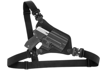 Image of Galco High Ready Hybrid Kydex/Nylon Chest Holster, Sig-Sauer P220/226/229, Right Hand, Black, HR248RB