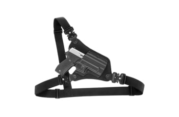 Image of Galco High Ready Chest Holster, Springfield Armory, Right, Black, HR880RB