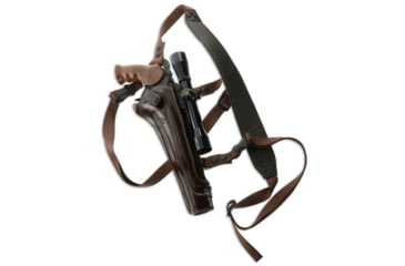 Image of Galco Kodiak Hunter Chest Holster, Taurus Raging Hunter 8 3/8in W/Scope, Right Hand, Havana, KH358RH