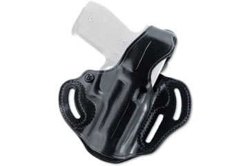 Image of Galco Leather Holster - Ruger SR9 Cop 3 Slot - Right Hand, Black - CTS484B