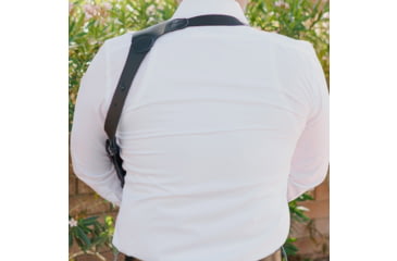 Image of Galco Masterbilt Master Agent Shoulder System Leather, Smith &amp; Wesson J Frame M36 2in, Right, Black, MA158B