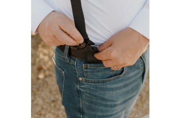 Image of Galco Masterbilt Master Agent Shoulder System Leather, Smith &amp; Wesson J Frame M36 2in, Right, Black, MA158B