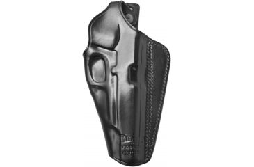 Image of Galco Middle Of Back Holsters, Reinforced Thumb Break, Black MOB212B
