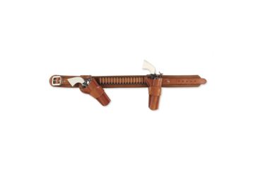 Image of Galco Model 1880s Cartridge Belt 38/357, Ambidextrous, Tan, Size 34in W-DR357-34