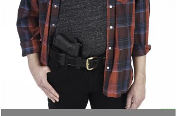 Image of Galco Paragon IWB Holster, Glock 19/23/32, Ambidextrous, Kydex, Black, PAR226B