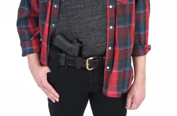 Image of Galco Paragon IWB Kydex Holster, Smith &amp; Wesson M&amp;P M2.0 Compact 4in, SIG Sauer M18, SIG Sauer P320 Compact, Ambidextrous, Plain, Black, PAR472RB