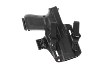 Image of Galco Paragon IWB Kydex Holster, Smith &amp; Wesson M&amp;P M2.0 Compact 4in, SIG Sauer M18, SIG Sauer P320 Compact, Ambidextrous, Plain, Black, PAR472RB