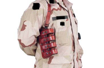 Image of Galco Quad Magazine Carrier, Ambidextrous, Black - Single Column .45 Metal Pistol Mags QCL26B