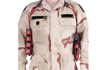 Image of Galco Quad Magazine Carrier, Ambidextrous, Black - Single Column .45 Metal Pistol Mags QCL26B