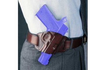 Image of Galco Quick Slide Belt Holster Left Hand - Black QS225B