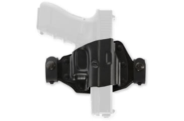Image of Galco Quick Slide Concealment Leather Holster, Glock 20/Glock 29/Glock 30/Glock 21, Right Hand, Plain, Black, QS228B