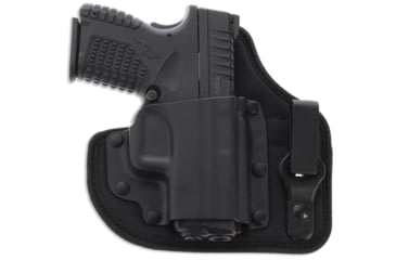 Image of Galco Quicktuk Cloud IWB Leather Holster, Right Hand, Springfield XD-S 3.3in, Black, QTC662B