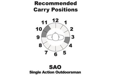 Image of Galco S.A.O. Single Action Outdoorsman - Left Hand - Tan SAO167