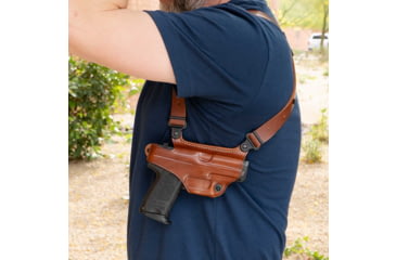 Image of Galco S3H Shoulder Holster Component, Glock 42, Sig-Sauer P365 Std &amp; Sas, Sig-Sauer P365 .380, Sig-Sauer P365X, Sig-Sauer P365Xl, Sig-Sauer P365Xl Spectre Comp No Red Dot, Right Hand, Tan, 870