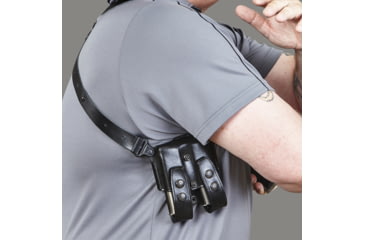 Image of Galco SCL Double Mag Case For System - Ambidextrous - Black SCL24B