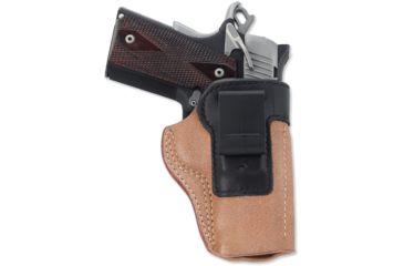 Image of Galco Scout Clip On Inside Pant Holster - Right Hand, Tan w/ Black Mouthband, Walther PPK SCT204B