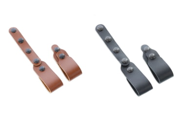 Image of Galco Shoulder Holster System Accessories - Classic Side Tie-Down, Black, Tan