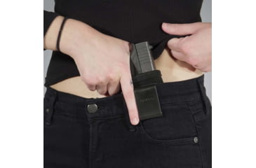 Image of Galco Stow-n-Go Inside The Pants Holster, Leather, SIG Sauer P365 X-Macro, Black, STO894B