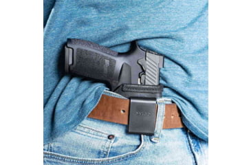 Image of Galco Stow-N-Go Iwb Holster, Ruger Max-9 3.2in, Right Hand, Black, STO890B