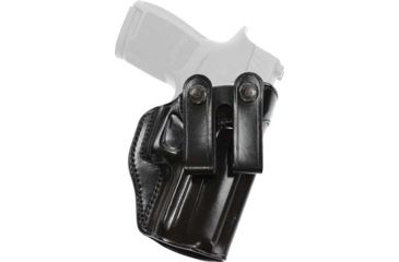 Image of Galco Summer Comfort Inside Pant Holster for HONOR DEFENSE HONOR GUARD, S&amp;W M&amp;P SHIELD 9/40 &amp; 2.0 9/40, M&amp;P SHIELD 9/40 loaded chbr ind, Right Hand, Black, SUM652B