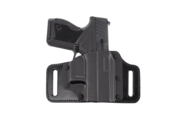 Image of Galco Tac Slide Belt Holster, Glock 43/Glock 43X/Glock 48, Right Hand, Plain, Black, TS800B