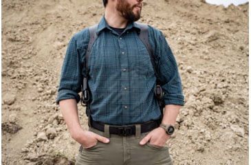 Image of Galco Vertical Holster System Vhs 4.0, Kimber, Black - VHS4-266B