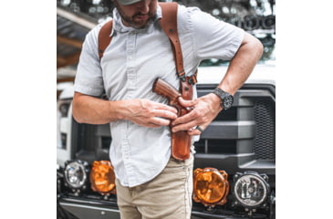 Image of Galco Vertical Holster System Vhs 4.0, SIG Sauer, Tan - VHS4-822