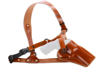 Image of Galco Great Alaskan Chest Holster for Revolvers, Smith &amp; Wesson GOVERNOR 2 3/4in, Taurus JUDGE PUBLIC DEFENDER POLY, Right Hand, Tan, GA308