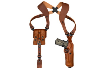 Image of Galco Vhs 4.0 Vertical Holster System Autos, Glock 20, Glock 20 W/Wo Red Dot, Glock 21, Glock 21 Sf Standard Glock Rail, Glock 21 W/Wo Red Dot, Springfield Echelon 4.5in, Springfield Echelon 4.5in W/Wo Red Dot, Ambidextrous Hand, Tan, VHS4-228R