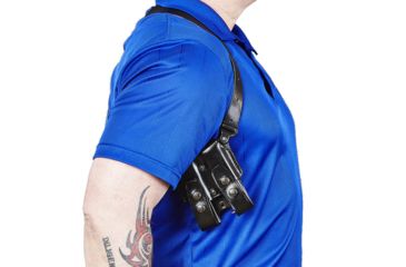 Image of Galco VHS Shoulder Holster System, Ambidextrous, Black - For Glock 19 - VHS226B