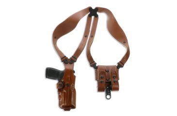 Image of Galco VHS - Vertical Holster System - 3.0, AMT Hardballer, Colt 5in 1911, Kimber 5in 1911, Ambidextrous, Plain Finish, Tan VHS3-212