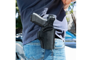 Image of Galco Wraith 2 Belt/Paddle Holster, Glock 19 Gen 1-5, Black, Right, W2-226RB