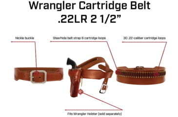 Image of Galco Wrangler Cartridge Belt, Tan, 38, W-WR45-38