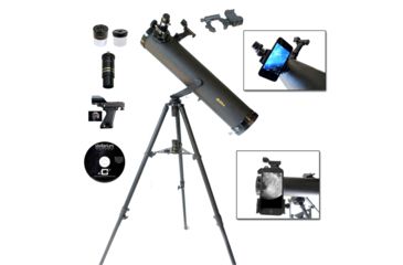 Image of Galileo 800 X 95mm Astronomical Telescope w/ Smartphone Adapter, Black G-80095SPA