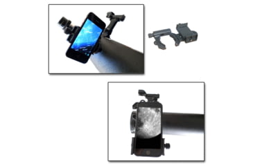 Image of Cassini 1000mm x 120mm Reflector Telescopes w/ Smartphone Adapter, Black, SS-1000120TR