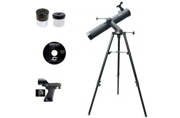 Image of Galileo Astronomical TRACKER Mount Telescope, Black, 800mmx90mm G-80090TRGB