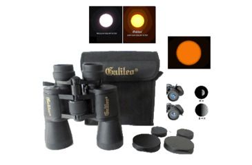 Image of Galileo Zoom Binocular 8-24x50mm w/Solar Filters, Black, NSN N, G-82450SF