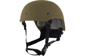 Image of Galvion Batlskin Viper P4 Helmet, High Cut, MSS Liner System Option, Large, Tan, 4-0555-5055