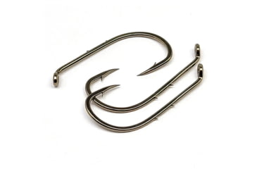 Image of Gamakatsu 0 Baitholder Hook, Needle Point, Sliced Shank Offset, Ringed Eye, Bronze, Size 12, 10 per Pack, 5104