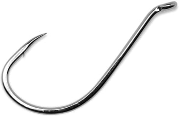 Image of Gamakatsu 0 Octopus Hook, Barbed, Needle Point, Ringed Eye, Nickel, Size 10, 10 per Pack, 2005