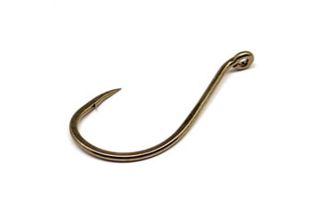 Image of Gamakatsu 0 Octopus Hook, Barbed, Needle Point, Ringed Eye, Bronze, Size 3/0, 6 per Pack, 2113