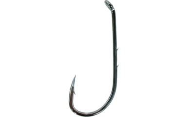 Image of Gamakatsu 0 Baitholder Hook, Needle Point, Sliced Shank Offset, Ringed Eye, NS Black, Size 6/0, 5 per Pack, 5416