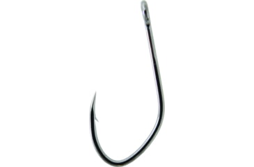Image of Gamakatsu Big River Bait Hook, Barbed, Needle Point, All Purpose, Open Eye, NS Black, Size 6/0, 5 per Pack, 225916
