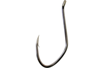 Image of Gamakatsu Big River Bait Hook, Needle Point, Wide Gap, Offset, All Purpose, Up Eye, NS Black, Size 3/0, 25 per Pack, 225413-25