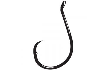 Image of Gamakatsu Black Octopus Offset Circle Hooks 25 Pack - #6/0 766709