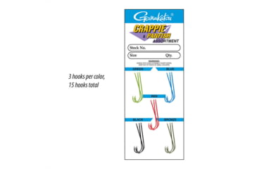 Image of Gamakatsu Crappie Asst 6, 15 Hooks P/P 02607